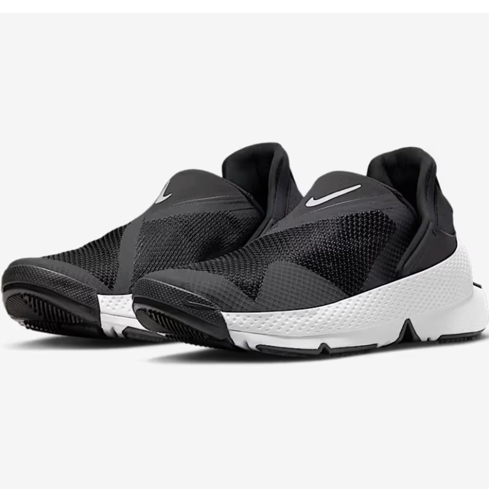 Nike Black and White Slip-On Sneakers